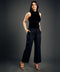 Black Comfortable Linen Pant